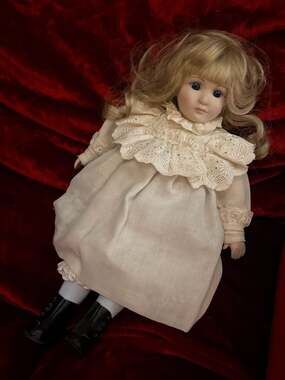 B&J Art Designs Jan Hagara 'Sharice' Porcelain Doll